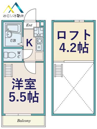 ロイヤルメゾン蒔田(1K/1階)の間取り写真