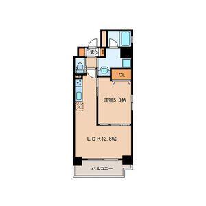 GRANDE PONTE泉(1LDK/8階)の間取り写真