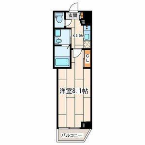 メゾン青空東戸塚(1K/3階)の間取り写真