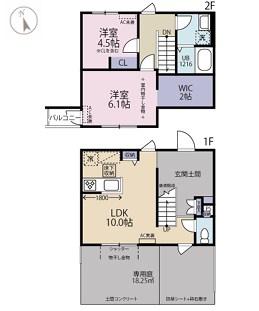 LEPOA KOTI(2LDK/2階)の間取り写真