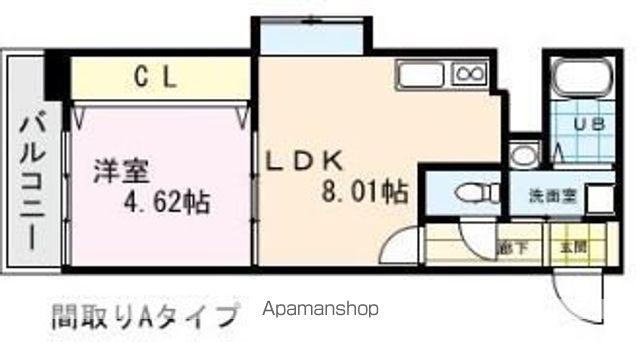 第42川崎ビル(1LDK/2階)の間取り写真