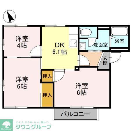 ライフタウニーA街区4号棟