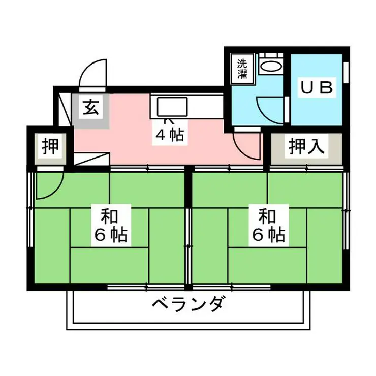 新座ガーデン 2階階 間取り