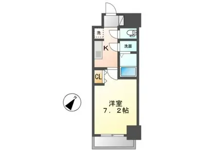 アドバンス名古屋モクシー(1K/5階)の間取り写真