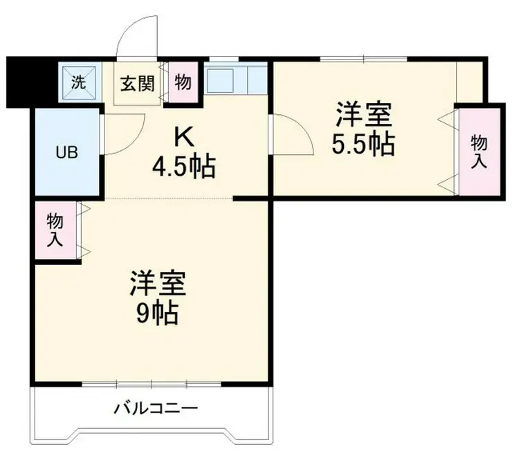 フラットM 3階階 間取り