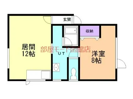 ハウスリーブス千葉III(1LDK/1階)の間取り写真