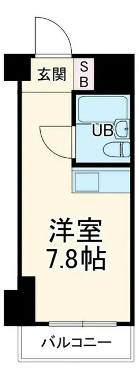 ポートハイム宮元町第一 2階階 間取り