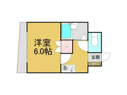 セントラルハイツ中野本町(1K/7階)の間取り写真