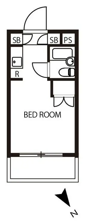 ユースフル祐天寺No.2 4階階 間取り