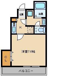 リブリ・新中里(1K/1階)の間取り写真