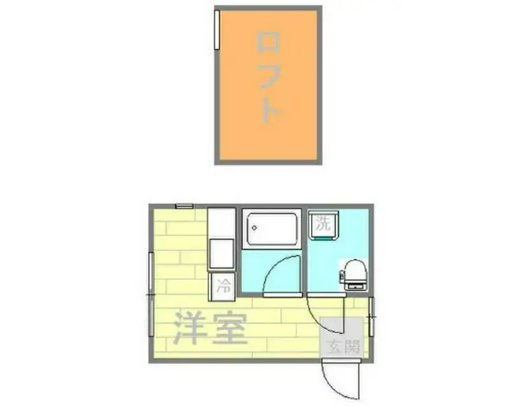 第二フタバハイツ 2階階 間取り