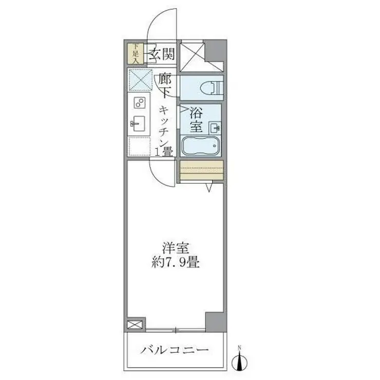 メインステージ広尾 3階階 間取り