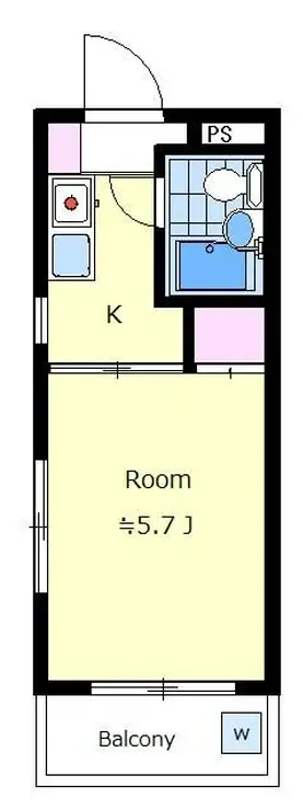 ハイタウン池上No.5 2階階 間取り