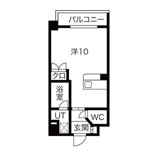 シティライフ今池南(1K/3階)の間取り写真