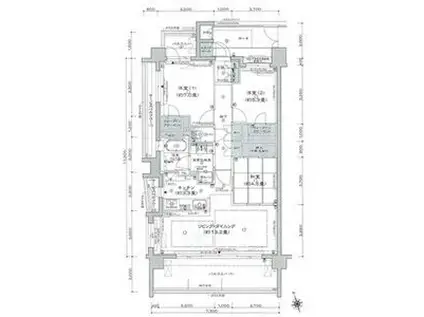 プラウド泉八乙女(3LDK/2階)の間取り写真