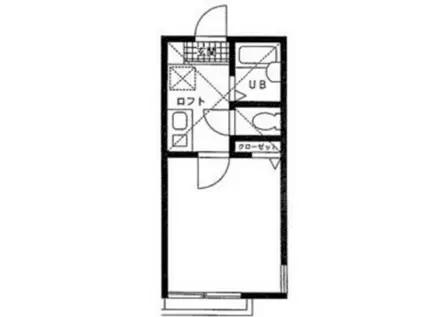 プレシャス古淵(1K/1階)の間取り写真