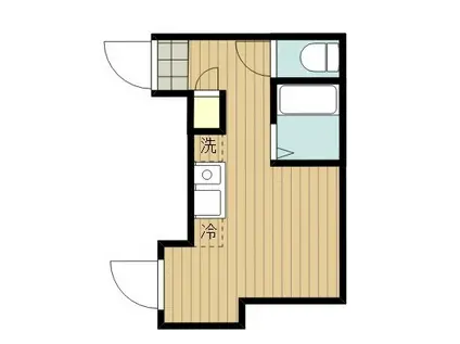 マ・メゾン蒲田(ワンルーム/1階)の間取り写真