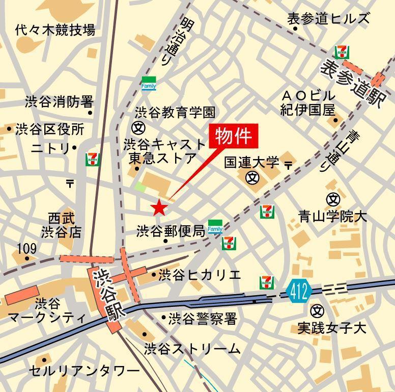 ザ・パークハウス渋谷美竹(2LDK/6階)の間取り写真