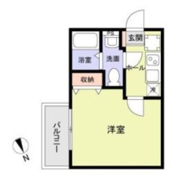 レイズ志木(1K/3階)の間取り写真