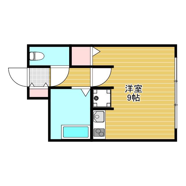 SONE TERRACE(1K/3階)の間取り写真
