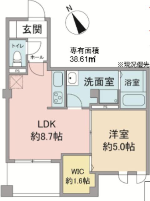 KAOLELE(1LDK/3階)の間取り写真