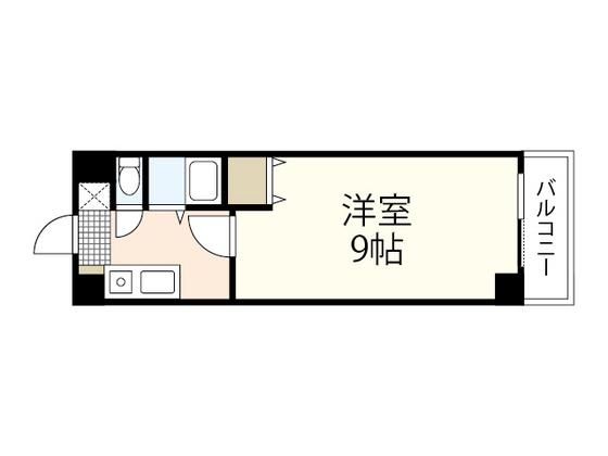 アルジェント21(1K/2階)の間取り写真