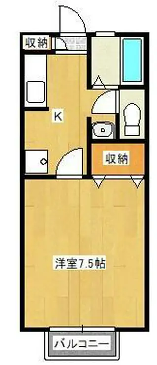 サンセールSATSUKI 2階階 間取り
