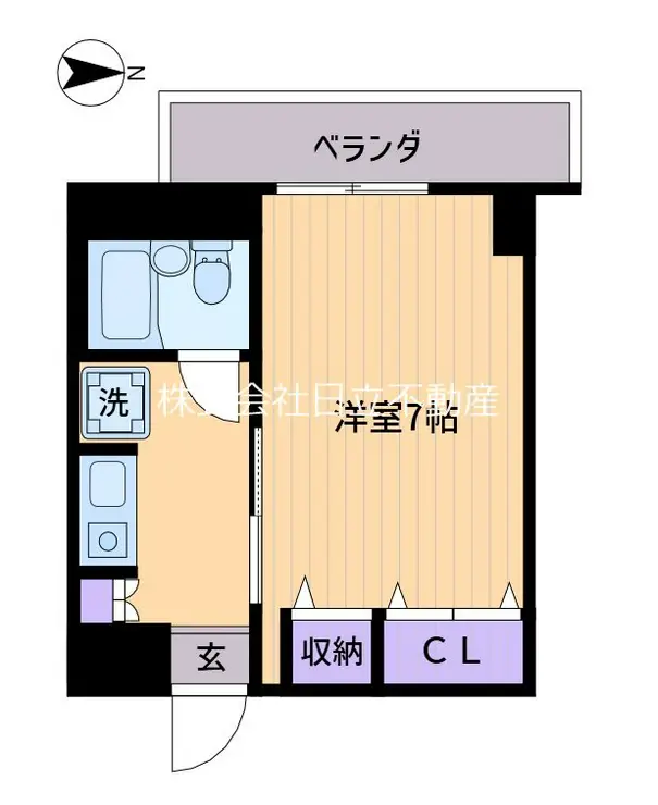 ベルエール調布 3階階 間取り