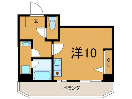 エトワール山手KOYAMA(ワンルーム/5階)の間取り写真