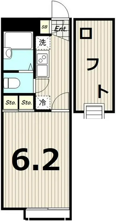 レオパレスハーモニー 2階階 間取り