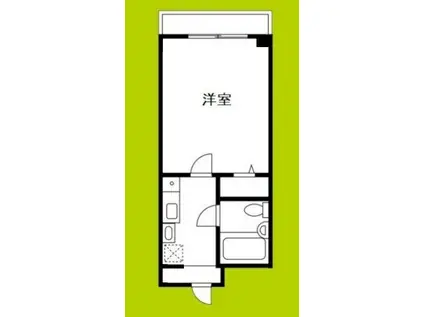 メゾンアベニール(1K/3階)の間取り写真