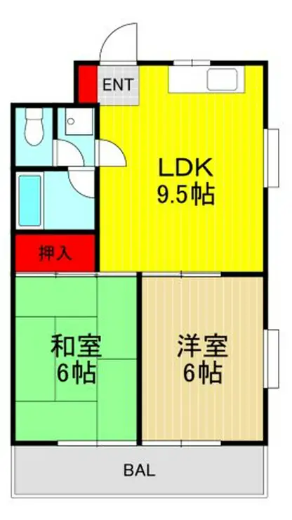 NCKビル 5階階 間取り