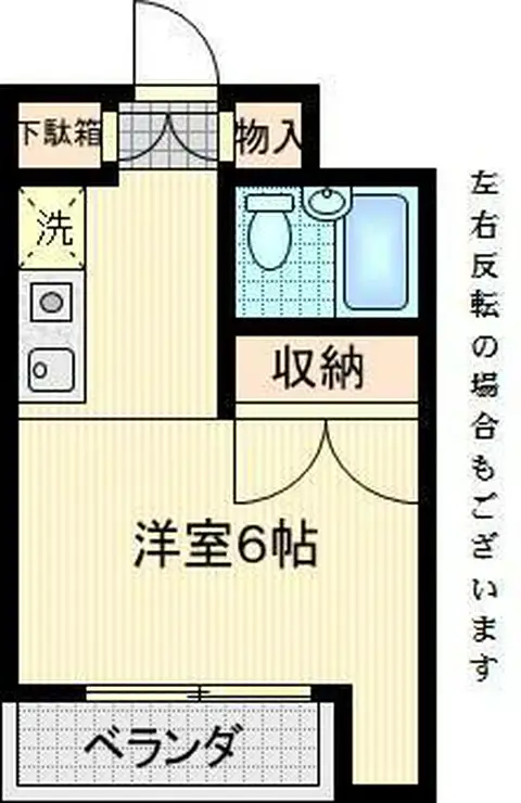 リヴィエール鶴牧 1階階 間取り