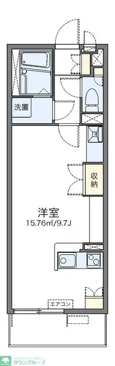 レオネクスト中川III 3階階 間取り