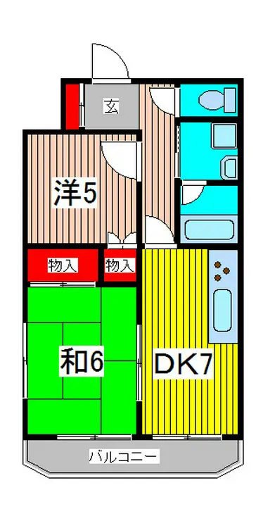 ドームサンヒルズ 3階階 間取り