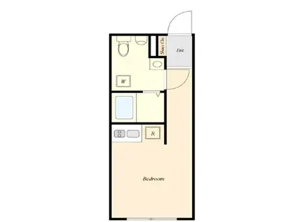 HW.HILL町屋II(ワンルーム/1階)の間取り写真