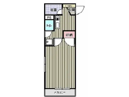 エル新屋敷A(1K/4階)の間取り写真