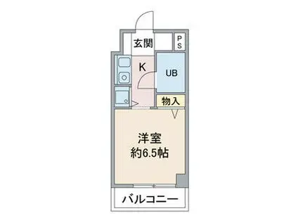 アネックス春日野(ワンルーム/5階)の間取り写真