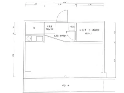 丸富ビル(ワンルーム/2階)の間取り写真