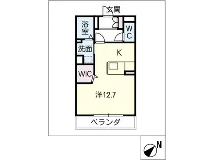 ベレオ ファスト(ワンルーム/3階)の間取り写真