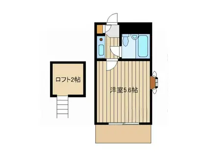 アートパレス蓮根(1K/2階)の間取り写真