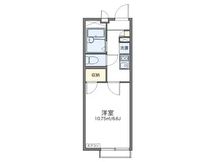 サンシャイン貫井北(1K/1階)の間取り写真