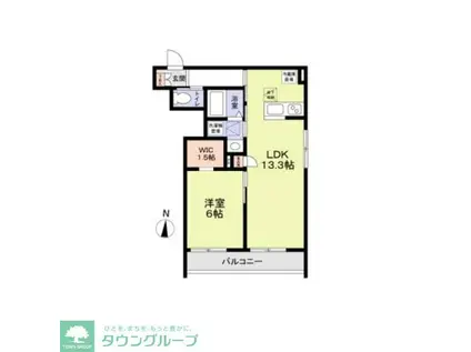 SPHYTS(1LDK/1階)の間取り写真