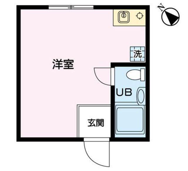 インペリアル中野(ワンルーム/1階)の間取り写真