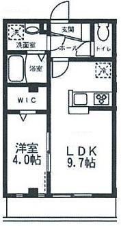 THE MEDEL(1LDK/2階)の間取り写真