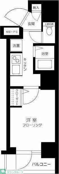 AXAS板橋本町STA(1K/5階)の間取り写真