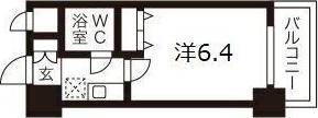エスリード北梅田第2(1K/6階)の間取り写真