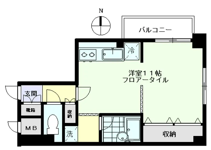 菊水ビル 5階階 間取り