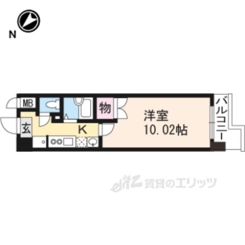 アートプラザ124(1K/4階)の間取り写真