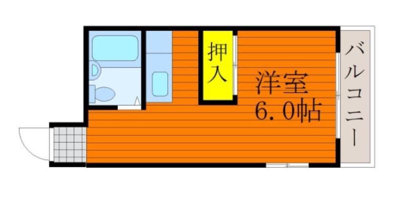 パズ昌栄I(1K/3階)の間取り写真